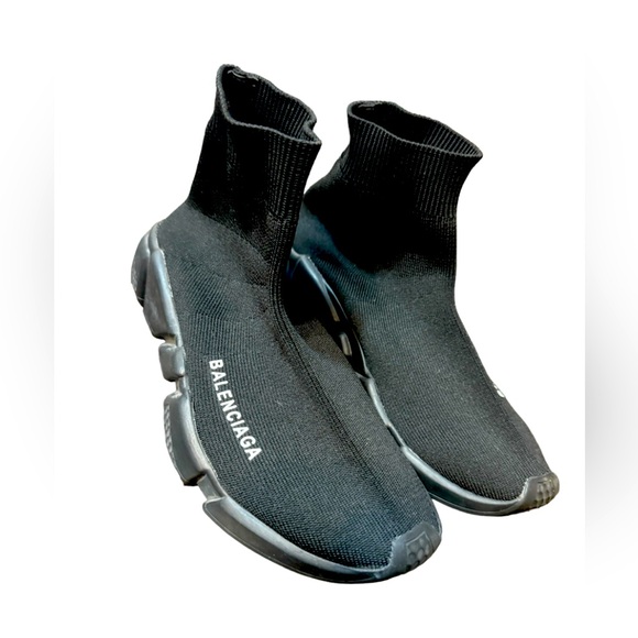 Balenciaga Speed Trainer Sock Shoes Sz 38 (8) W Juneteenth special ❤️🖤💚 - Picture 1 of 9